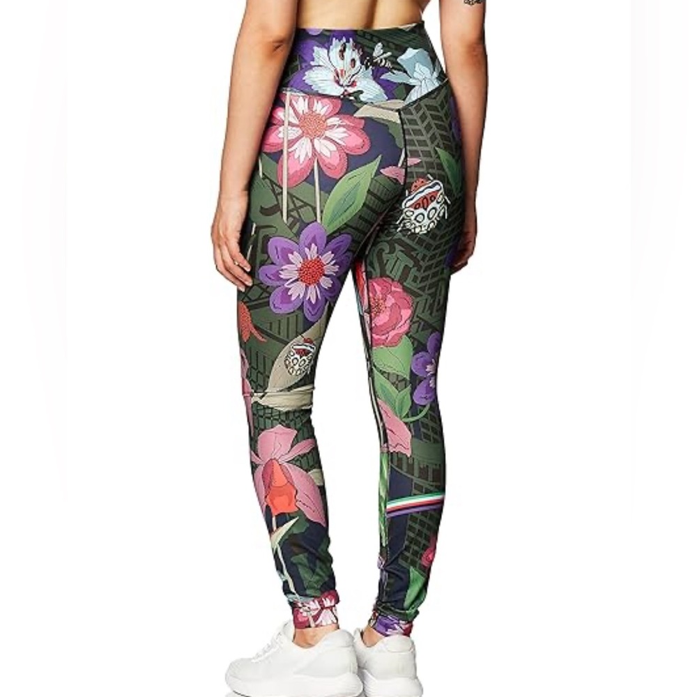 NIKE Women's W Nike One Tght Icnclsh Prt Sports Pants - Picture 2 of 4